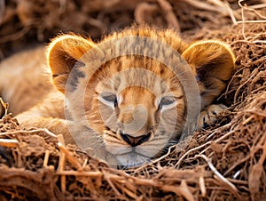 Lion cub