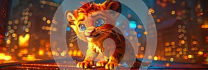 A lion cub from The Lion King animated movie