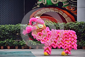 Lion Dance is one of traditional parts of chinese martial arts.