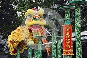 Lion Dance is one of traditional parts of chinese martial arts.