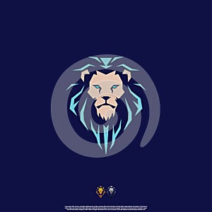 Lion esport logo modern
