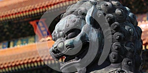 Lion in Forbidden City (Palace Museum)