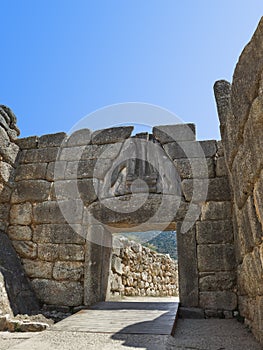 Lion Gate at Mycenae, Greece