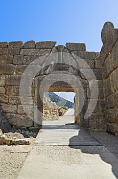 Lion Gate at Mycenae, Greece