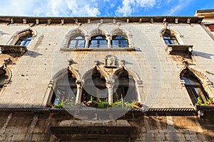 Lion ghotic house, Porec photo