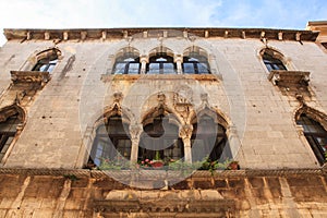 Lion ghotic house, Porec photo