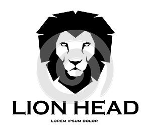 Lion head head vector file â€“ stock illustration