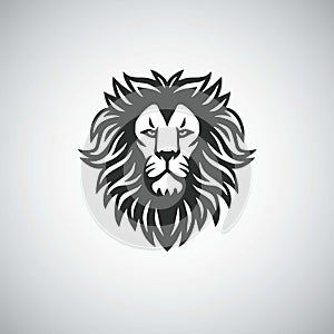 Lion Head Logo Design Template