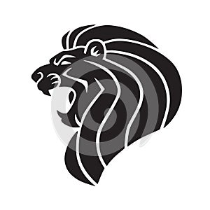 Lion Head Logo Icon