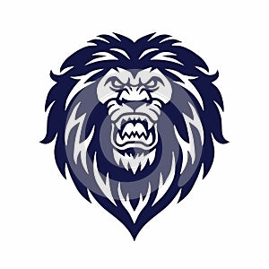 Lion Head Logo Vector Design Template