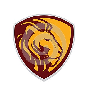 Lion head mascot