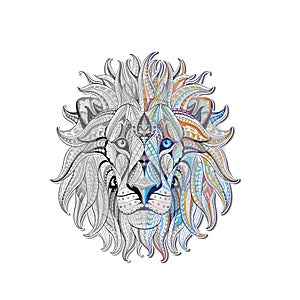 lion head patterned