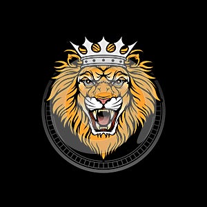 LION HEAD VECTOR DESIGN