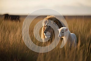 The Lion and the Lamb, Bible description of the coming of Jesus Christ