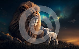 Lion and Lamb: Living Icons of Divine Harmony, Embodied in the Scriptures of Christianity and Judaism