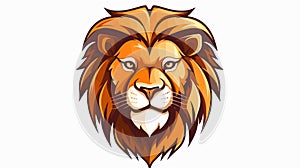 Lion Logo Cartoon Vector Illustration Isolated photo