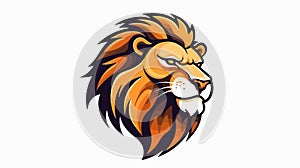Lion Logo Cartoon Vector Illustration Isolated photo