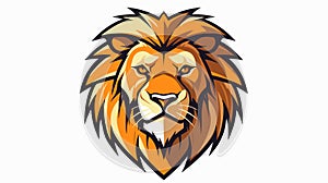 Lion Logo Cartoon Vector Illustration Isolated photo