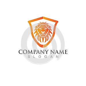Lion Logo Template vector icon