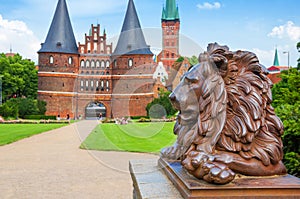 Lion. Lubeck, Germany