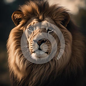 The Lion: majestic beast