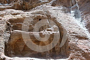 Lion Monument in Petra, Jordan