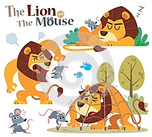 The Lion and Mouse photo