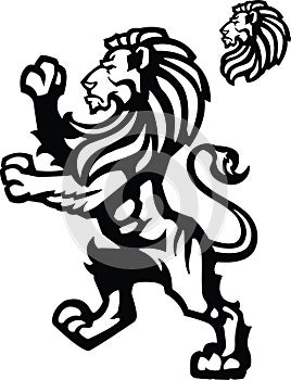 Lion Rampant mascot