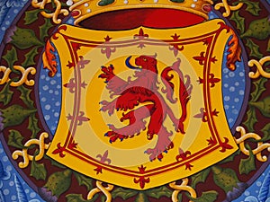 Lion rampant symbol of SCOTLAND