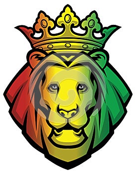 Lion rasta head