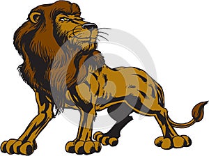 Lion Regal Vector Illustration