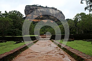 Lion rock in Sri Lanka