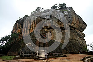 Lion rock in Sri Lanka