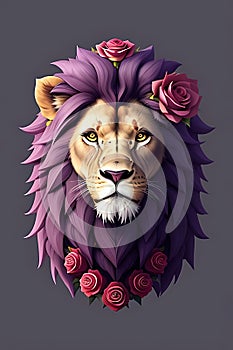 The Lion and the Roses photo