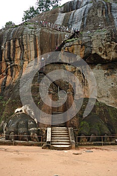 Lion's Gate at Sigiriya - Sri Lanka