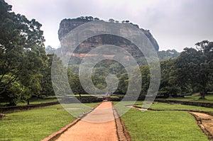 Lion's rock in Sigiriya, Sri Lanka