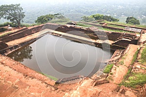 Lion's rock in Sigiriya, Sri Lanka