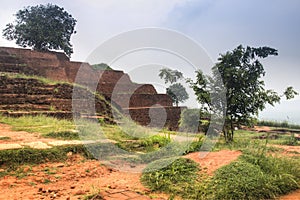 Lion's rock in Sigiriya, Sri Lanka