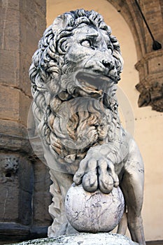 Florence, Lion sculpture