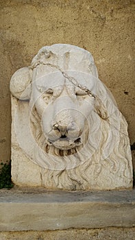 Lion sculpture, Asolo, Italy