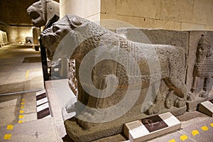 Lion Sculpture in Museum of Anatolian Civilizations, Ankara, Turkiye