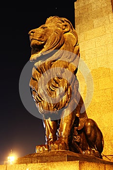 Lion statue