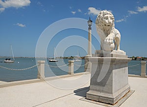 Lion statue Bridge of Lions