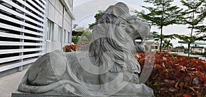 Lion Statue Like Merlion of Singapore