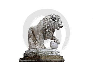Lion statue in the Loggia dei Lanzi, Piazza della Signoria, Florence