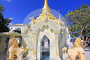 Lion Statue In Tantkyitaung Pagoda, Tantkyi Hill, Myanmar