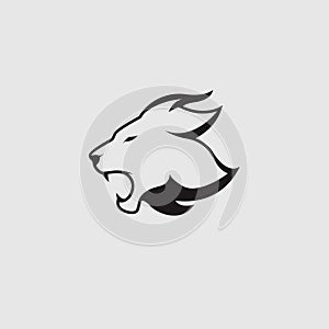 Lion Tiger logo vector eps