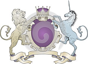 Lion and Unicorn Coat of Arms