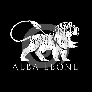 Lion vector logo. Lion emblem. Lion icon. Lion illustration.