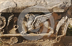 Lion with Wings Relief